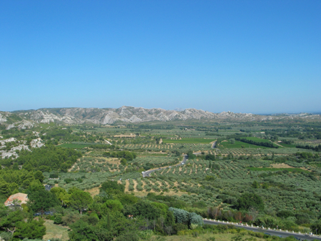 Valley From the Top of Les Baux