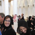 Beth and Judy in Abaya and Shayla