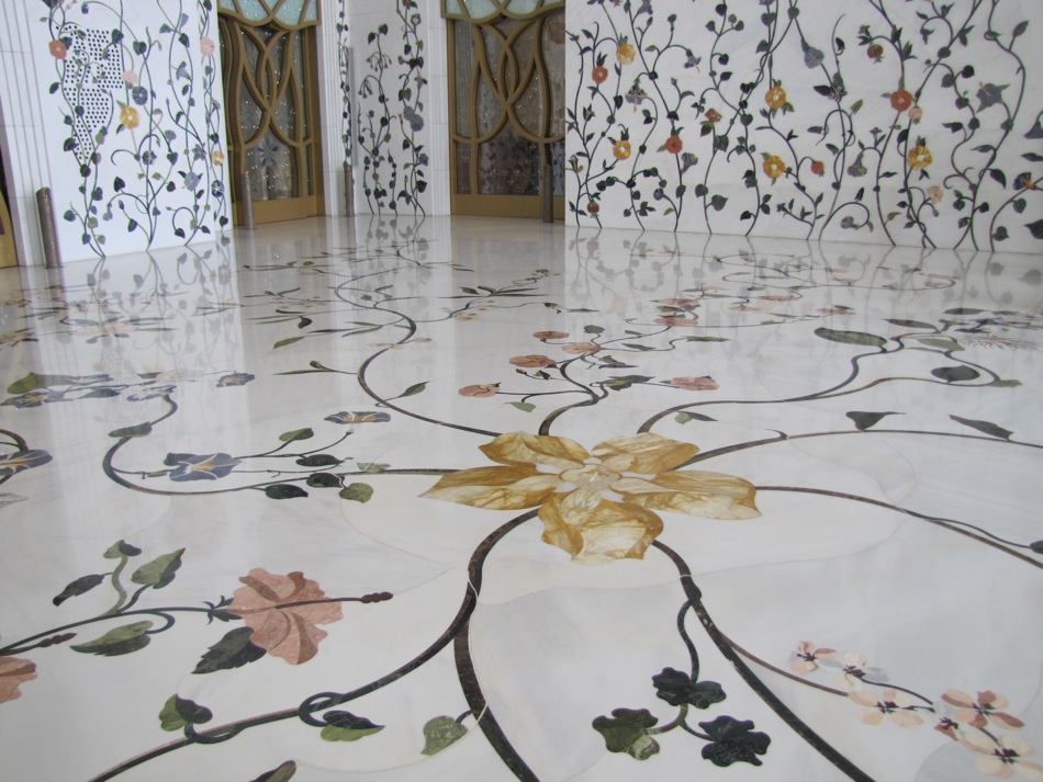 Decorated Marble Floor