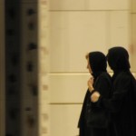 Beth and Judy in Abaya and Shayla