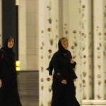 Beth and Judy in Abaya and Shayla