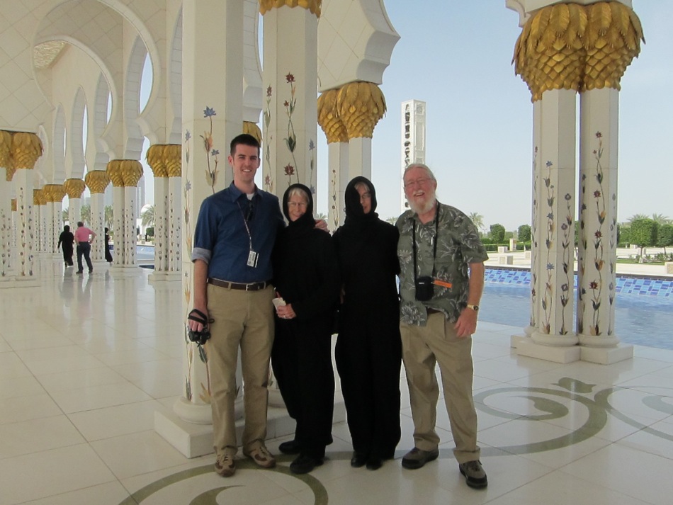 Family Photo at Grand Mosque