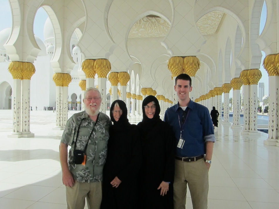 Family Photo at Grand Mosque