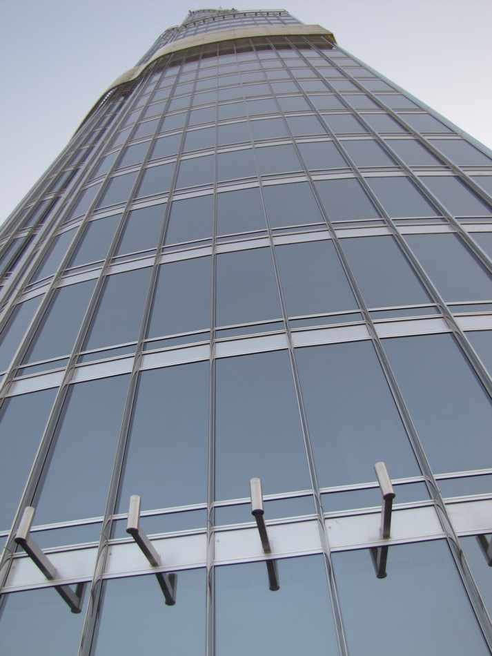 Looking Up at Burj Khalifa