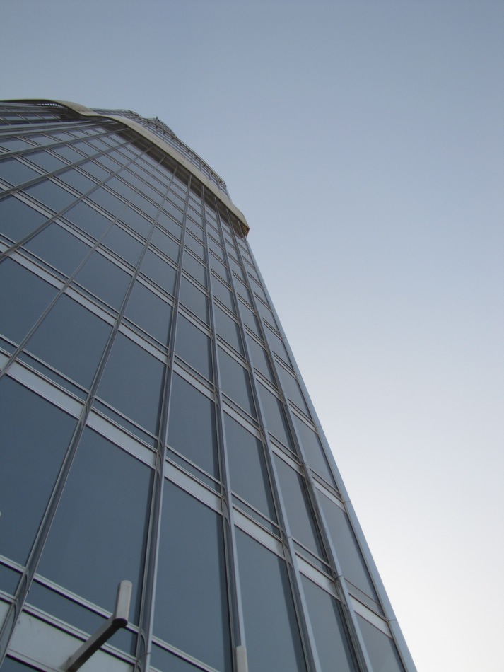 Looking Up at Burj Khalifa