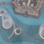 Looking Down at Dubai Fountain