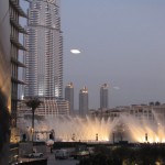 Duabi Fountain at Dusk