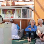 Kate and Gwen on the Dhow