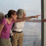 Beth and Kate at Burj Khalifa