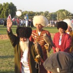 Falconers from Turkmenistan