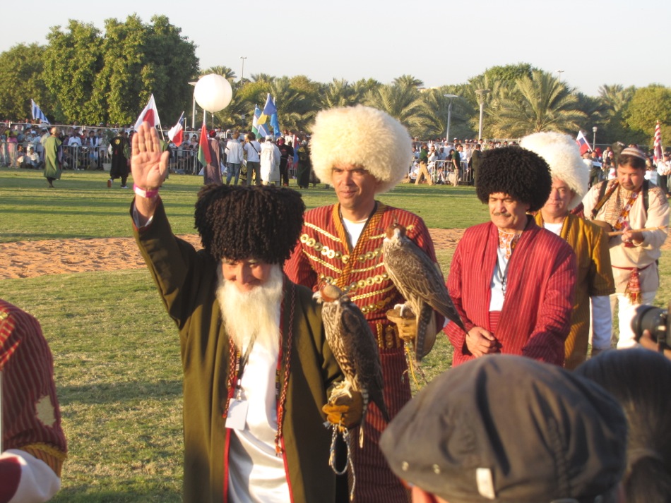 Falconers from Turkmenistan