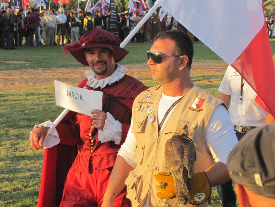 Falconers from Malta