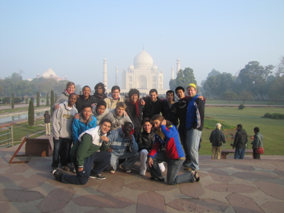 Team Photo at the Taj Mahal