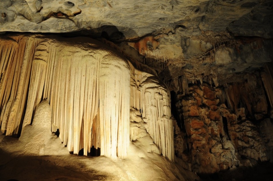 Inside the Cango Caves