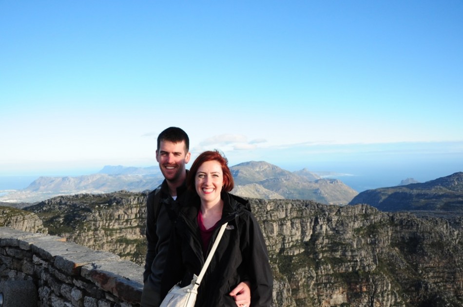 Vic and Beth on Table Mountain