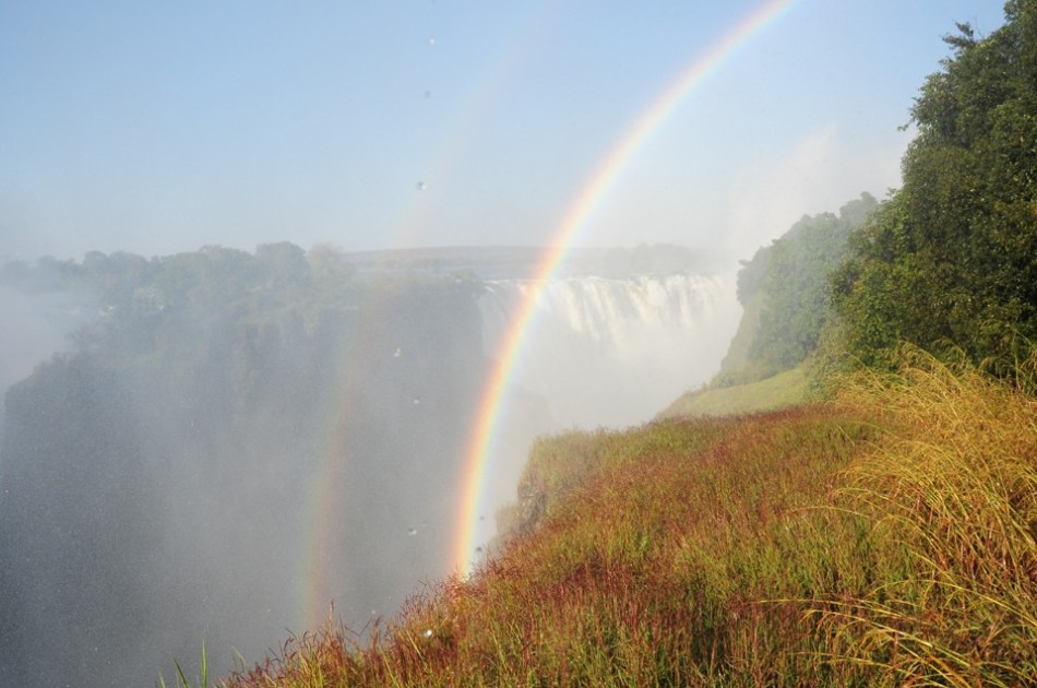 Victoria Falls - Zimbabwe - Double Rainbow
