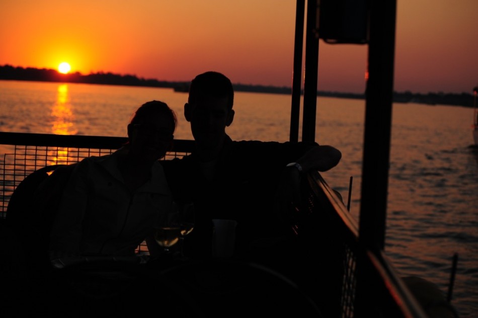 Vic and Beth at Sunset