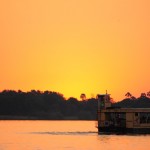 Sunset on the Zambezi
