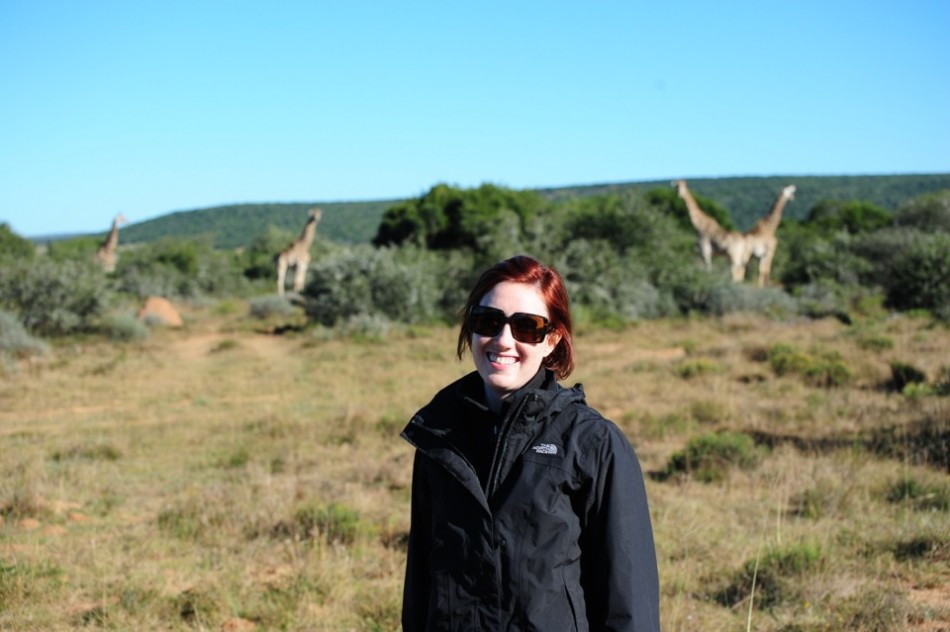 Shamwari - GD2 - Beth with Giraffes