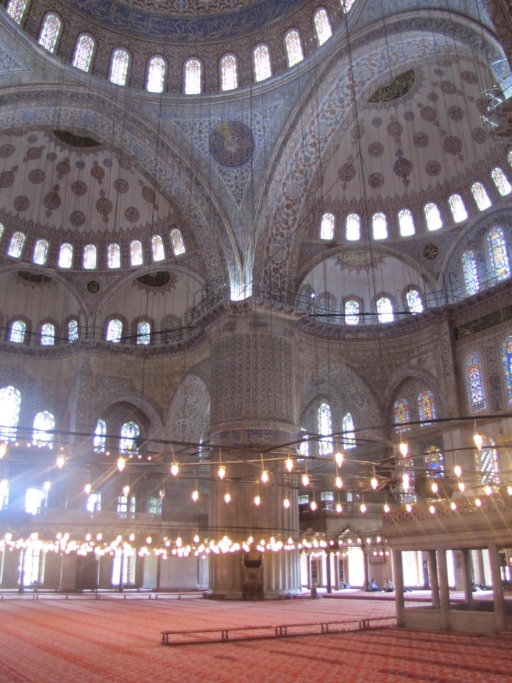 Inside the Blue Mosque